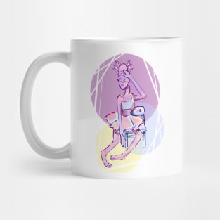 alien girl Mug